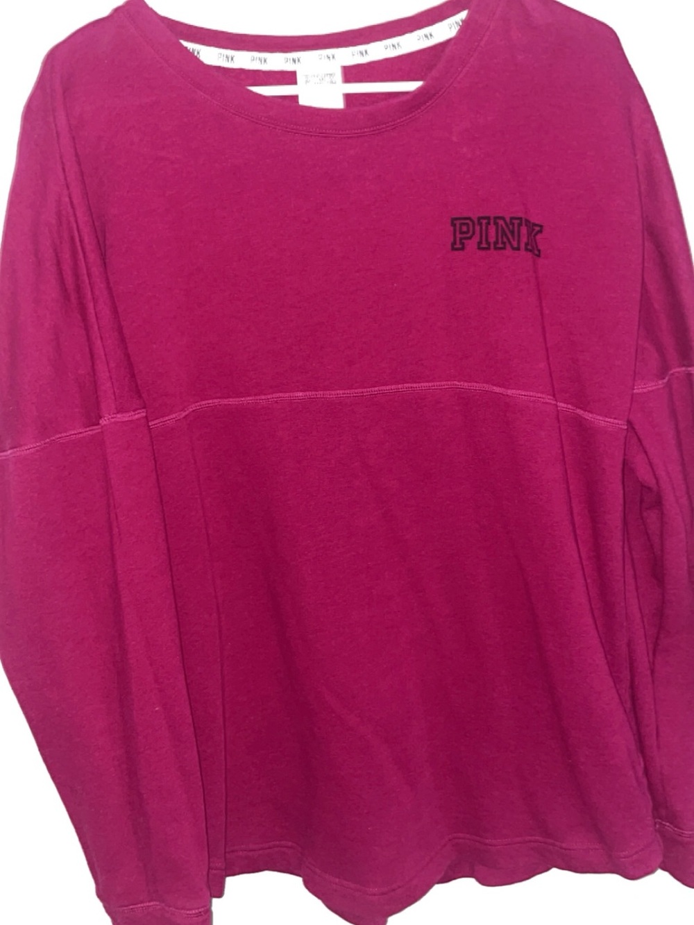 PINK Victoria's Secret Girls' Pullover Crewneck Sweatshirt - Berry